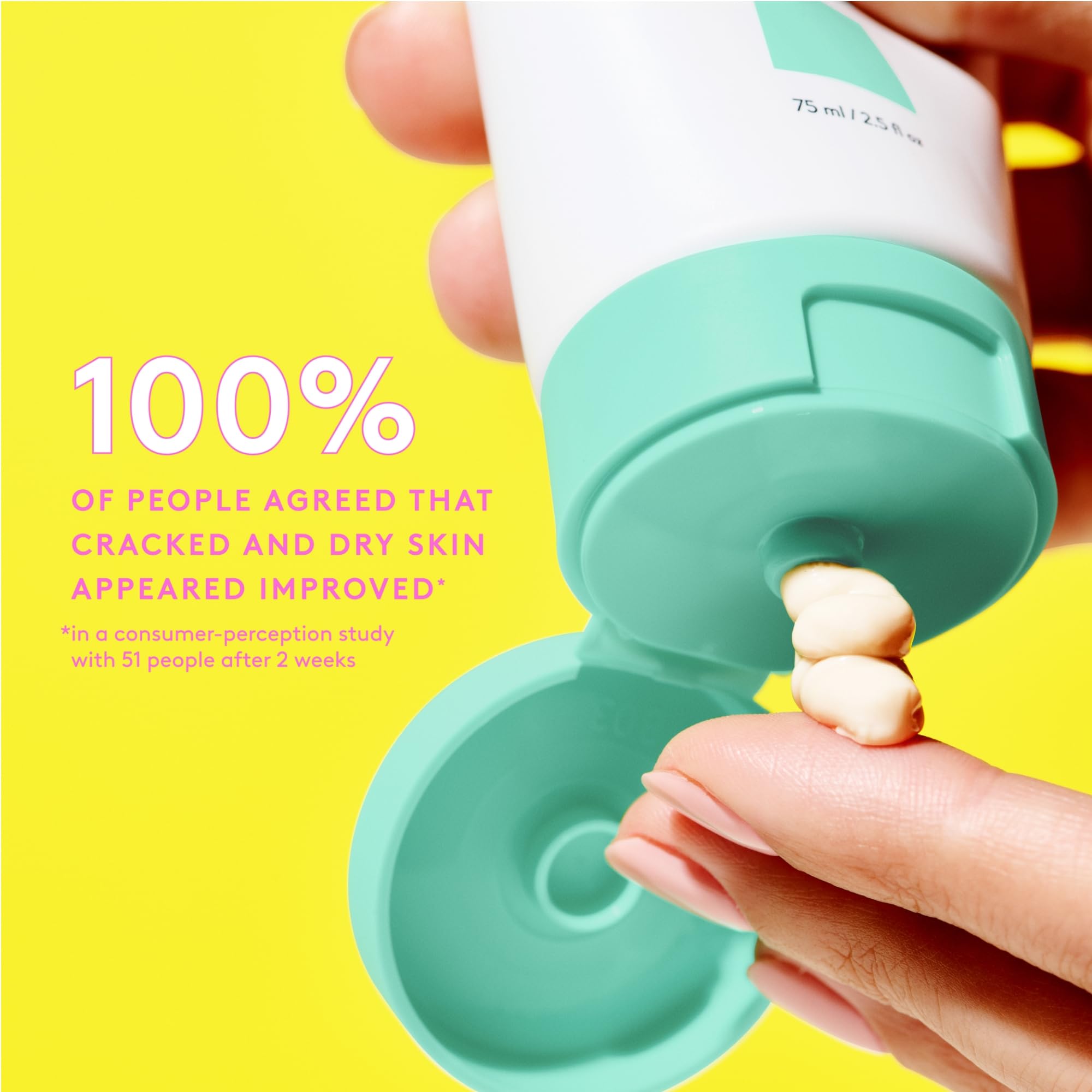 Person applying Therabu Buttered Hand Cream to hands after washing