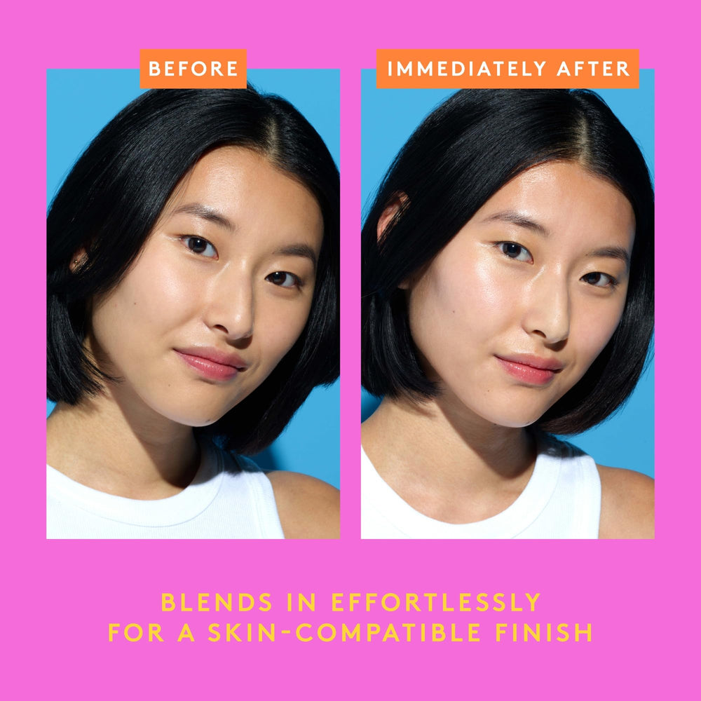 Umbra Sheer SPF 30 tint swatches demonstrating a breathable, non-greasy finish.