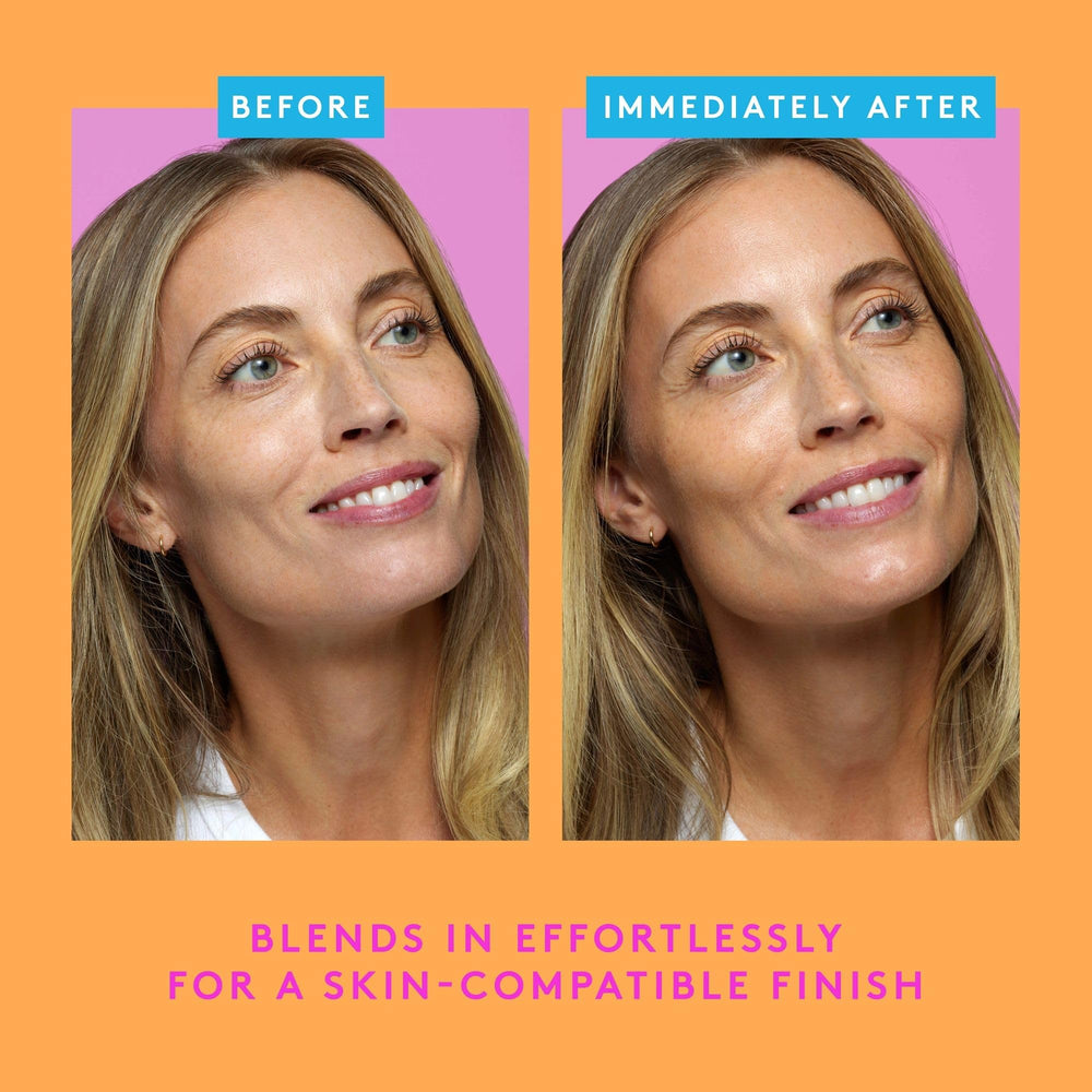 Umbra Tinte tinted swatch on skin for a natural, skin-friendly finish