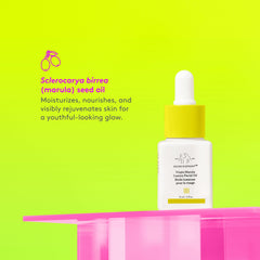 Close-up of Marula oil drops highlighting fast-absorbing facial nourishment.