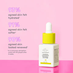 Texture close-up showing lightweight formula absorbed without residue.