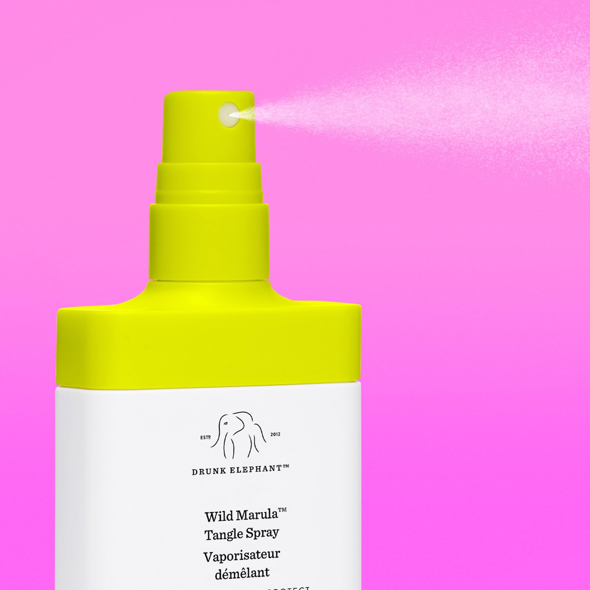 Mist applied to towel-dried hair before styling