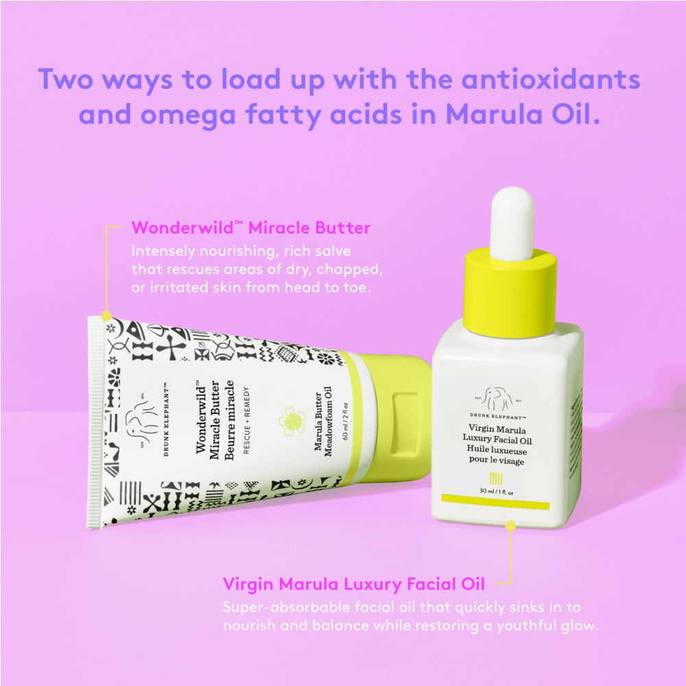 Elbows and heels respond to Wonderwild Miracle Butter nourishment.