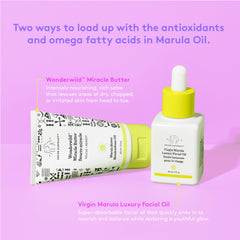 Elbows and heels respond to Wonderwild Miracle Butter nourishment.