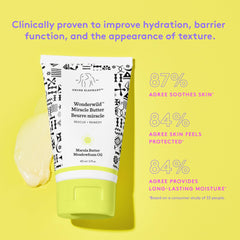 Close-up of Wonderwild Miracle Butter texture for moisturized skin.