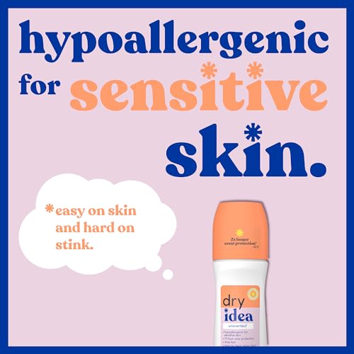 Dry Idea dermatologist-tested hypoallergenic label supports gentle protection for sensitive skin