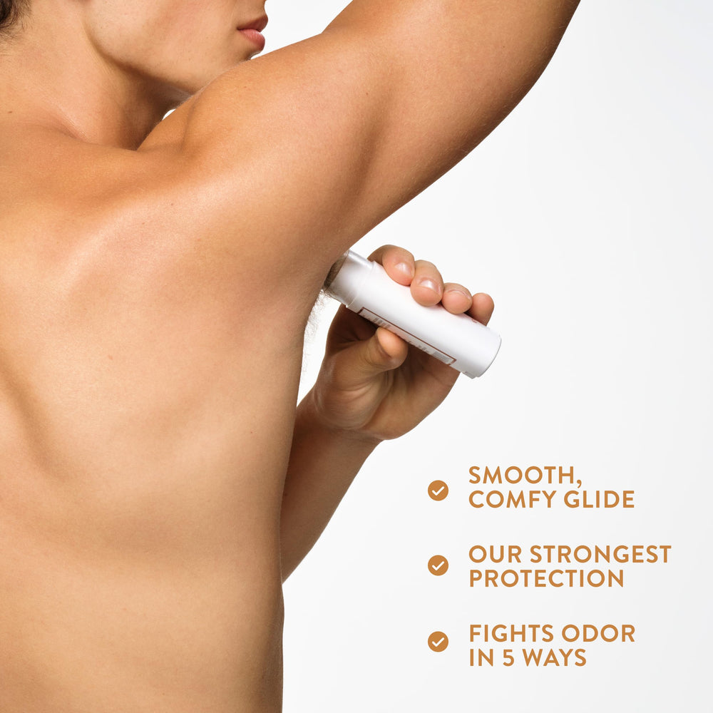 Dry, non-greasy finish when applying Native deodorant