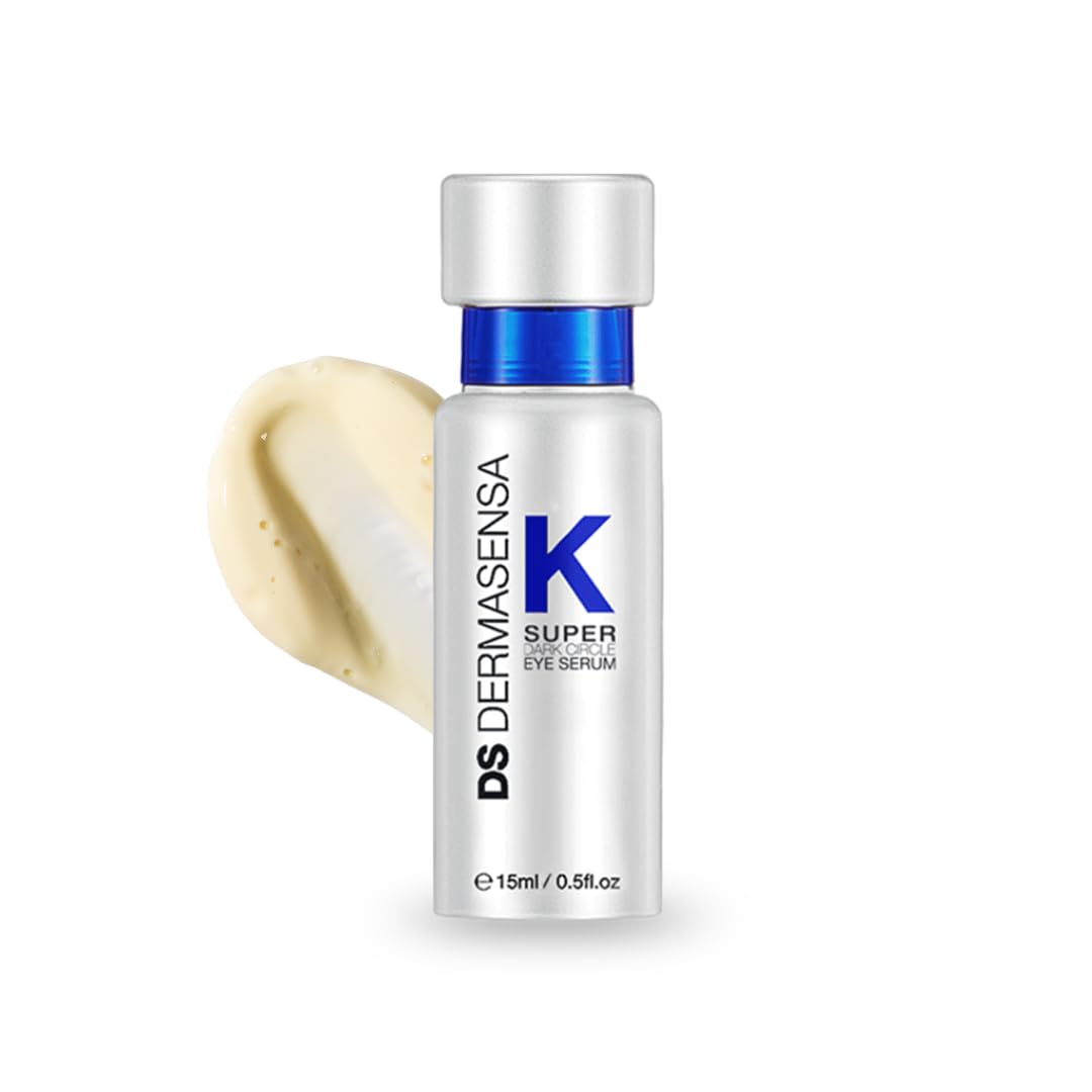 DS Dermasensa K Super Eye Serum bottle with dropper for precise under-eye application