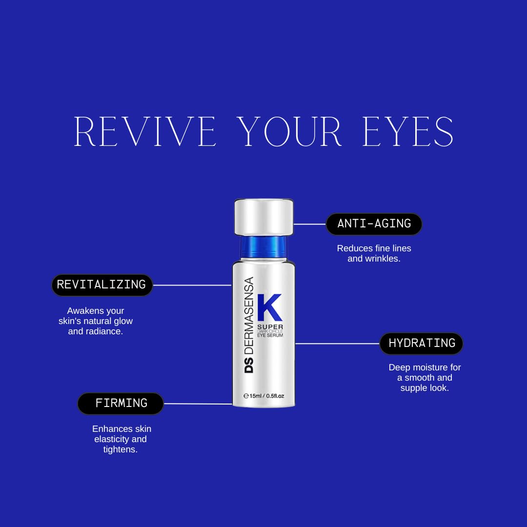 DS Dermasensa K Super Eye Serum vitamin K component illustration
