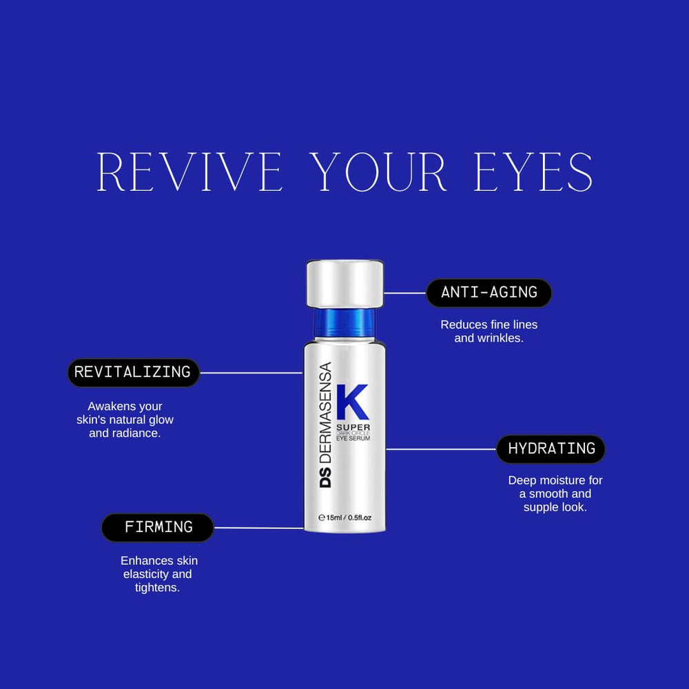 DS Dermasensa K Super Eye Serum vitamin K component illustration