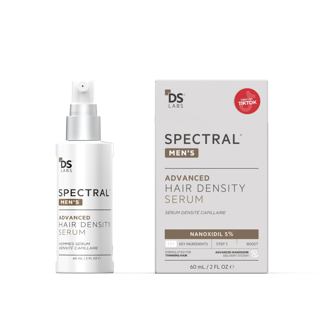 DS Laboratories Spectral Men's Hair Density Serum bottle for daily use supporting fullness