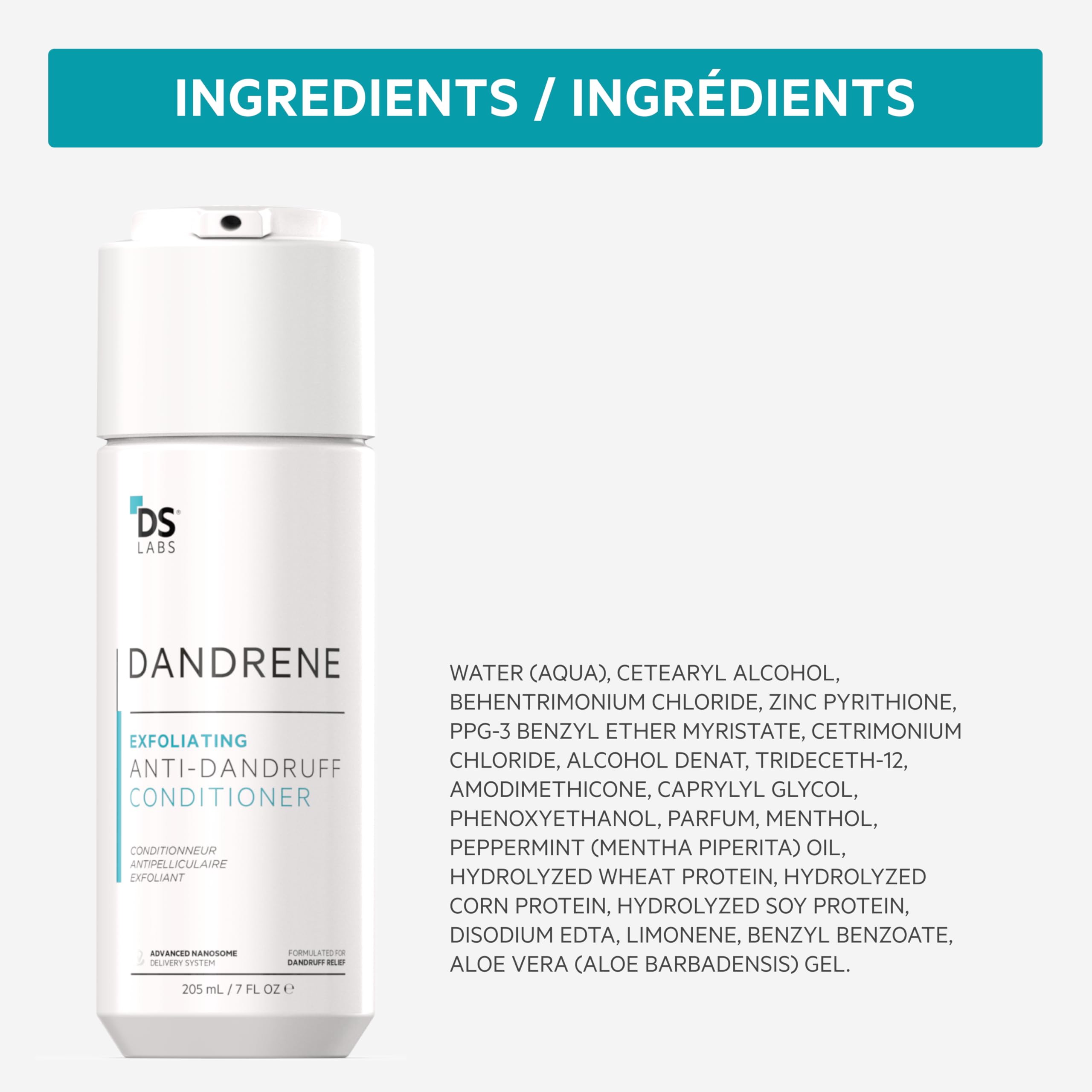 DS Labs Dandrene kit packaging shown for easy at-home routine.