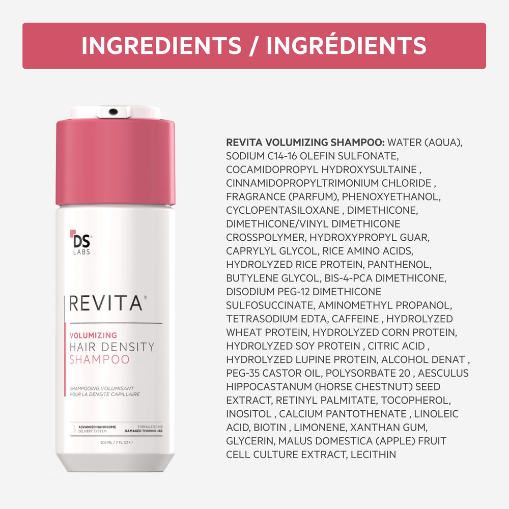 DS Labs Revita color-safe formula icon visible signifying color protection