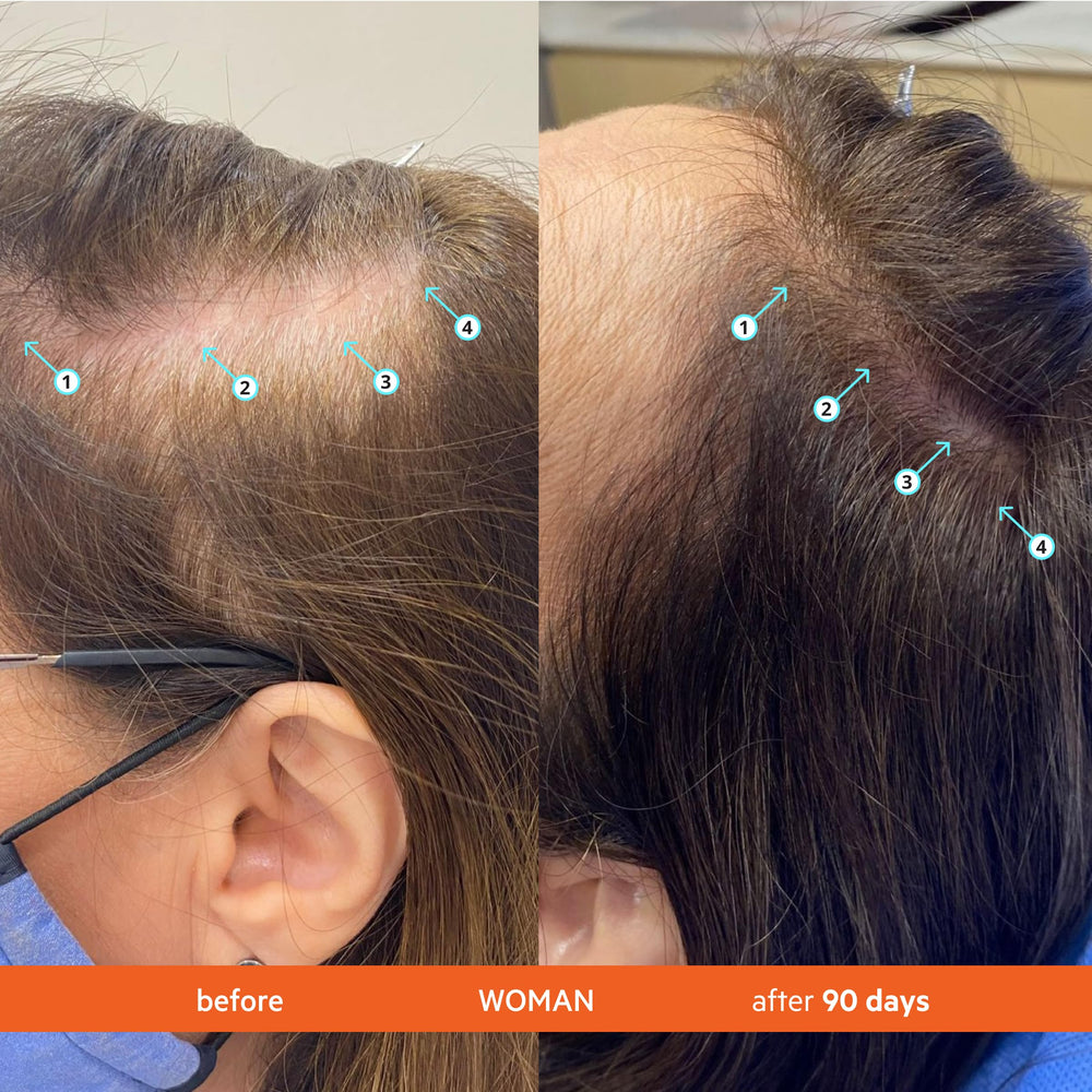 Applying Revita Conditioner to damp hair for smoother strands