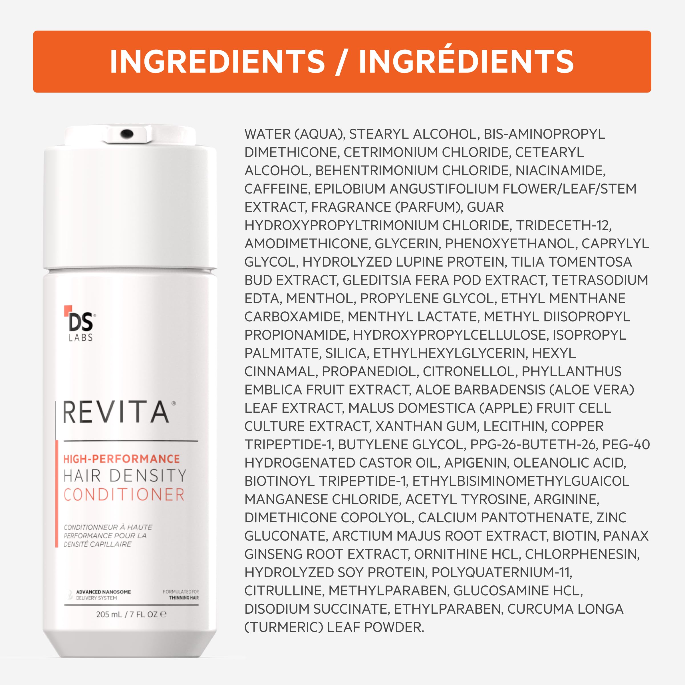 DS Laboratories Revita conditioner refill for men women versatility in daily routine.