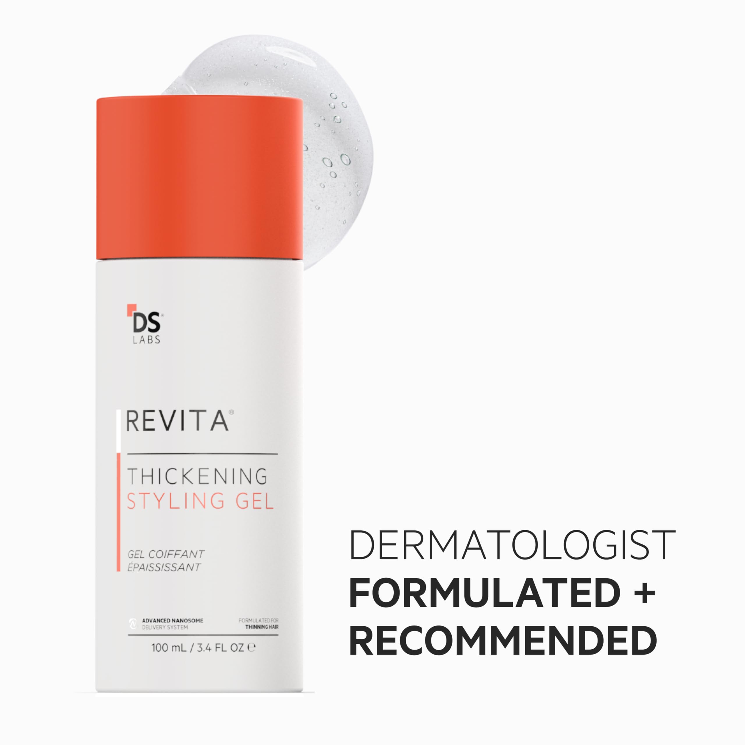 DS Labs Revita gel no flakes residue ensures comfortable wear.