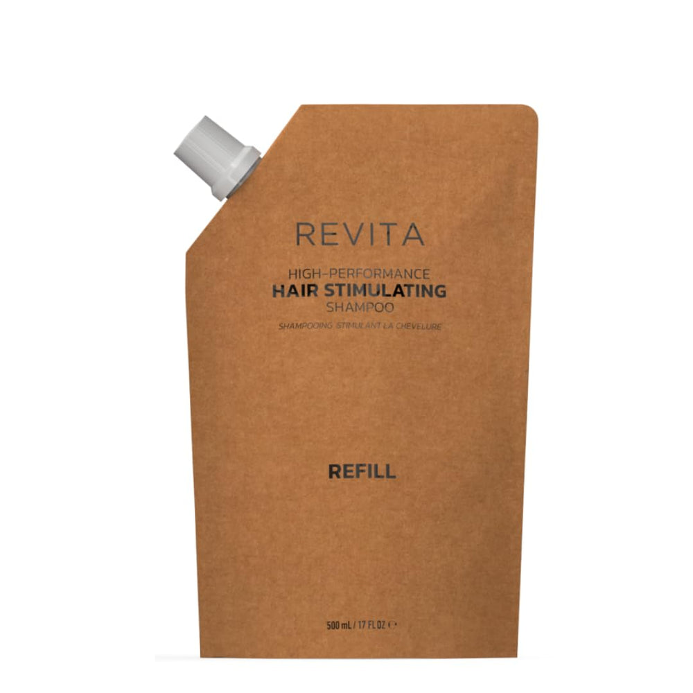 DS Laboratories Revita refill pouch 500ml for easy, ongoing scalp cleansing