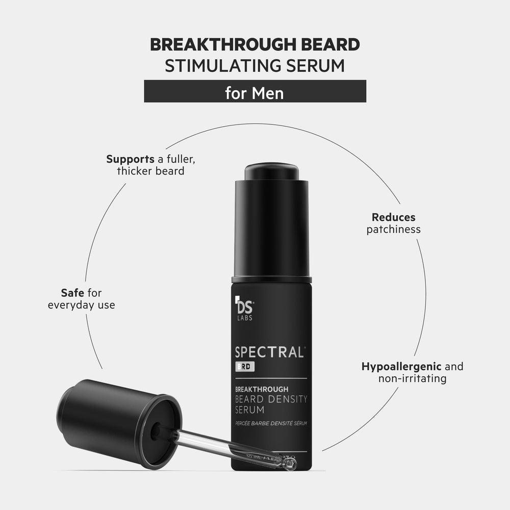 DS Labs Spectral.BRD beard density visual shows a fuller look with even coverage.