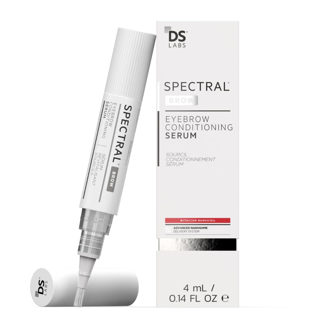 DS Laboratories Spectral.BROW serum bottle shown for at-home brow conditioning