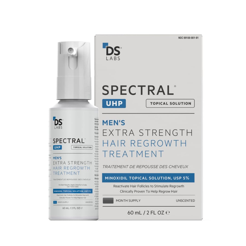 DS Laboratories Spectral.UHP crown area spray for thinning at the crown.