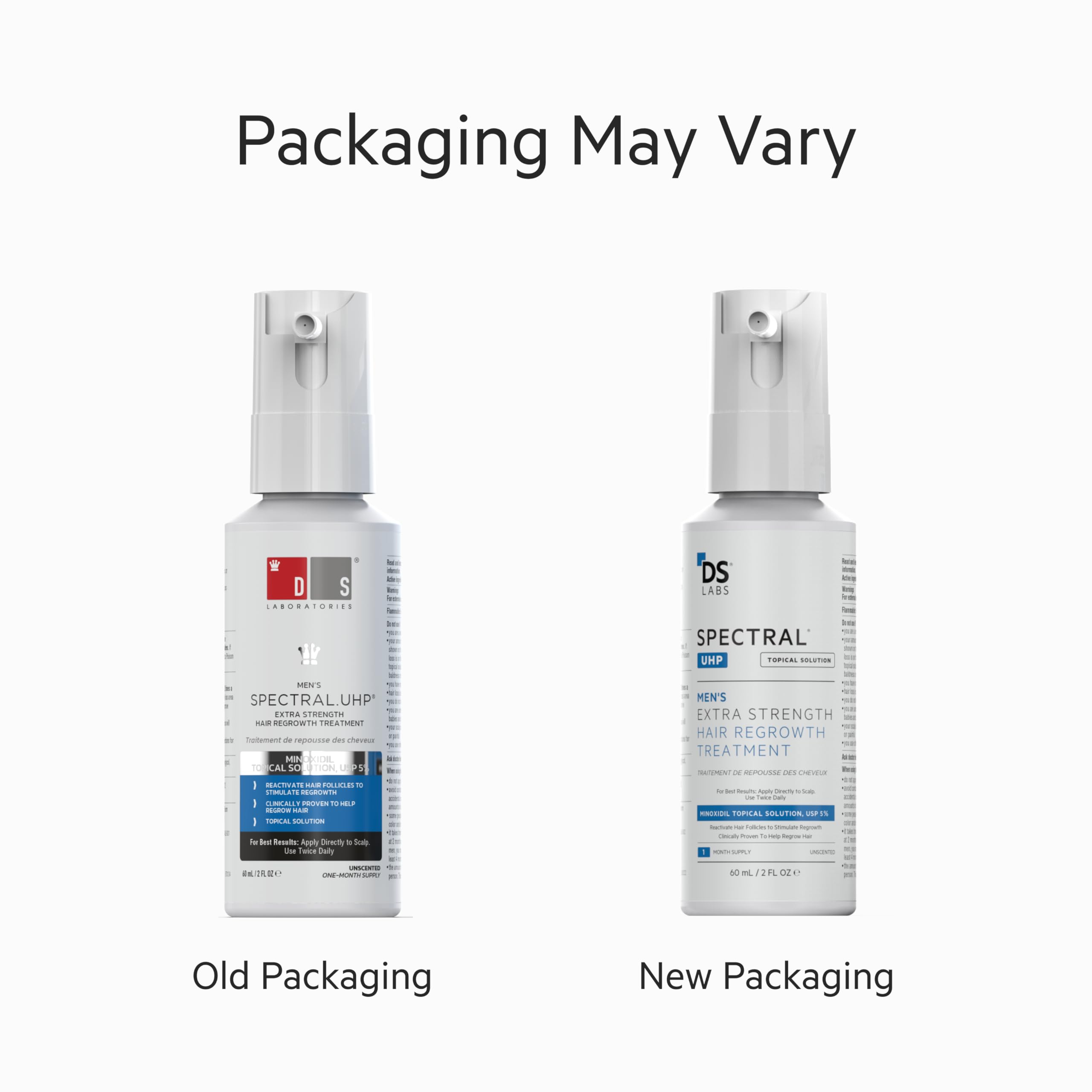Spectral.UHP spray application showing easy twice daily use