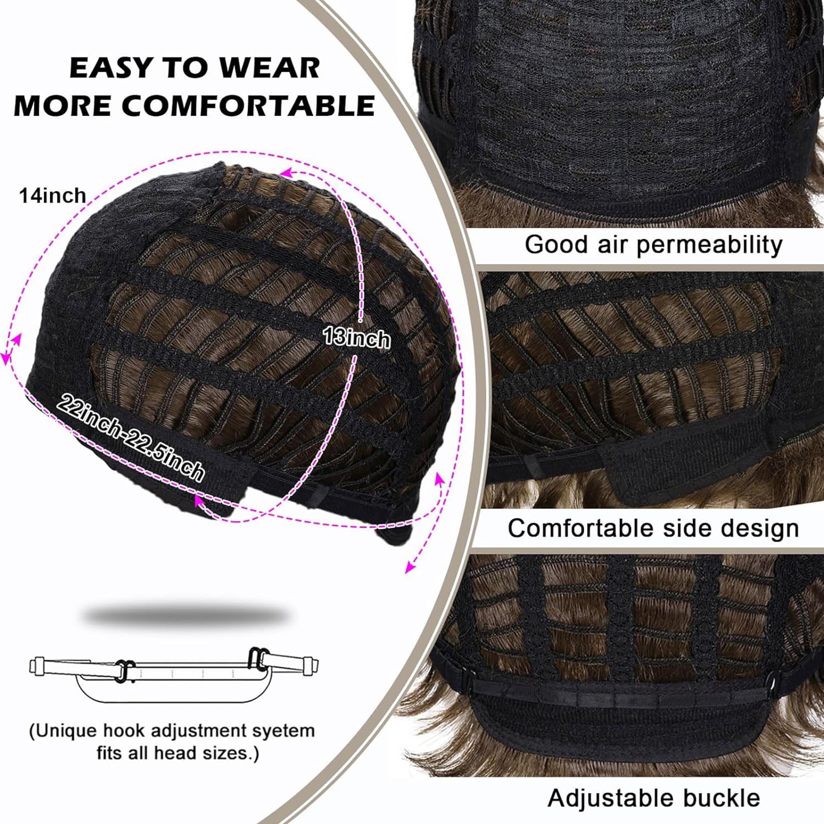 Dsimeig halloween costume wig ideal for parties and cosplay.