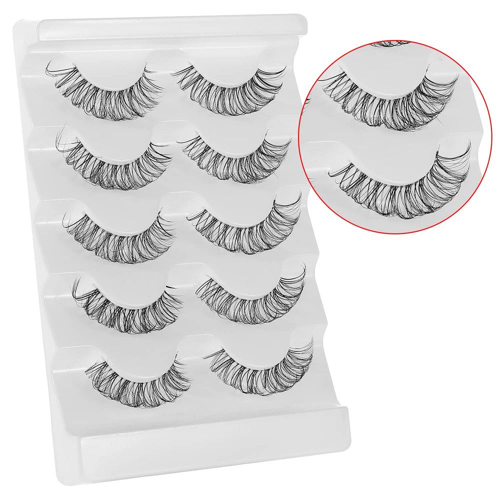 DSLONG multi layer cross lashes add depth and drama without heaviness.