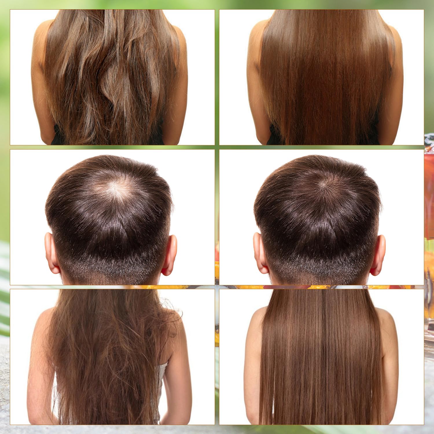 dssuoa Batana oil applied to hair to boost elasticity and volume.