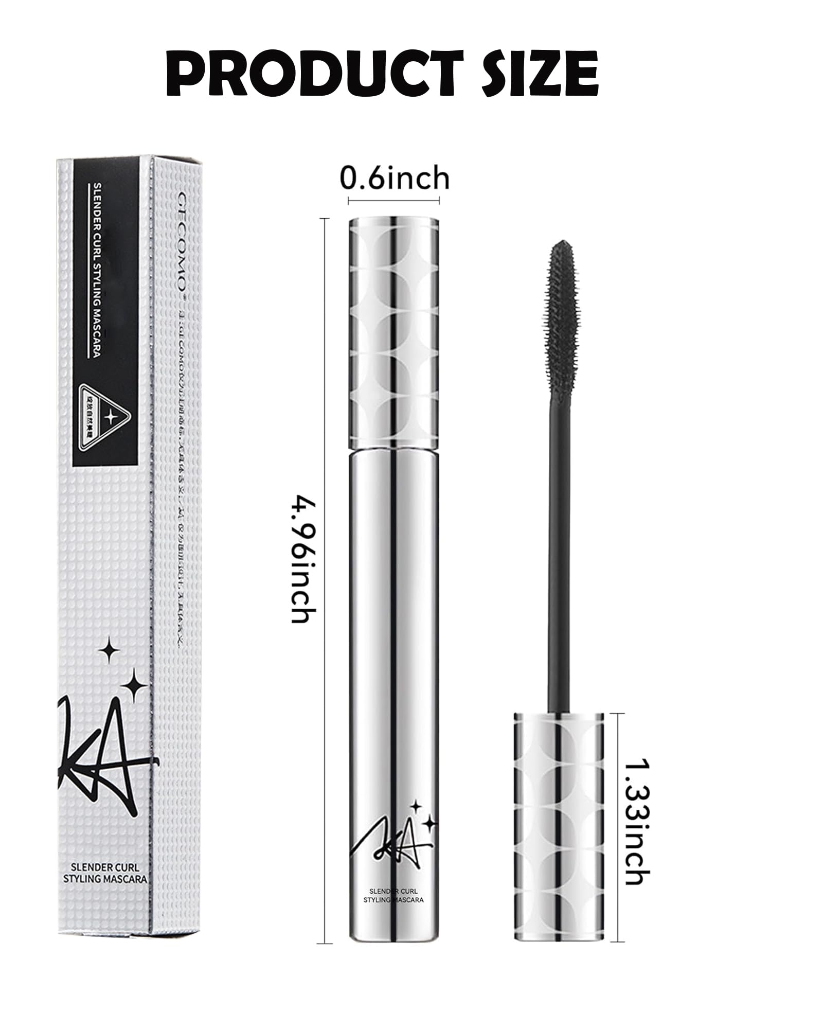 DuaTana packaging display highlights clean, hypoallergenic design for sensitive eyes.