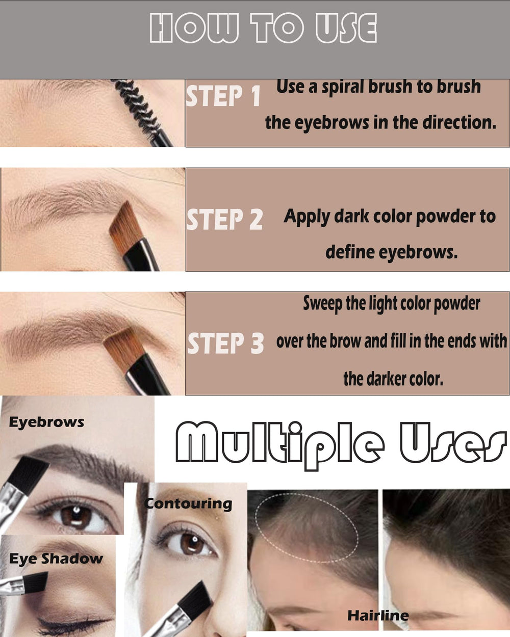 DuaTana travel-friendly eyebrow kit for on-the-go touch-ups.