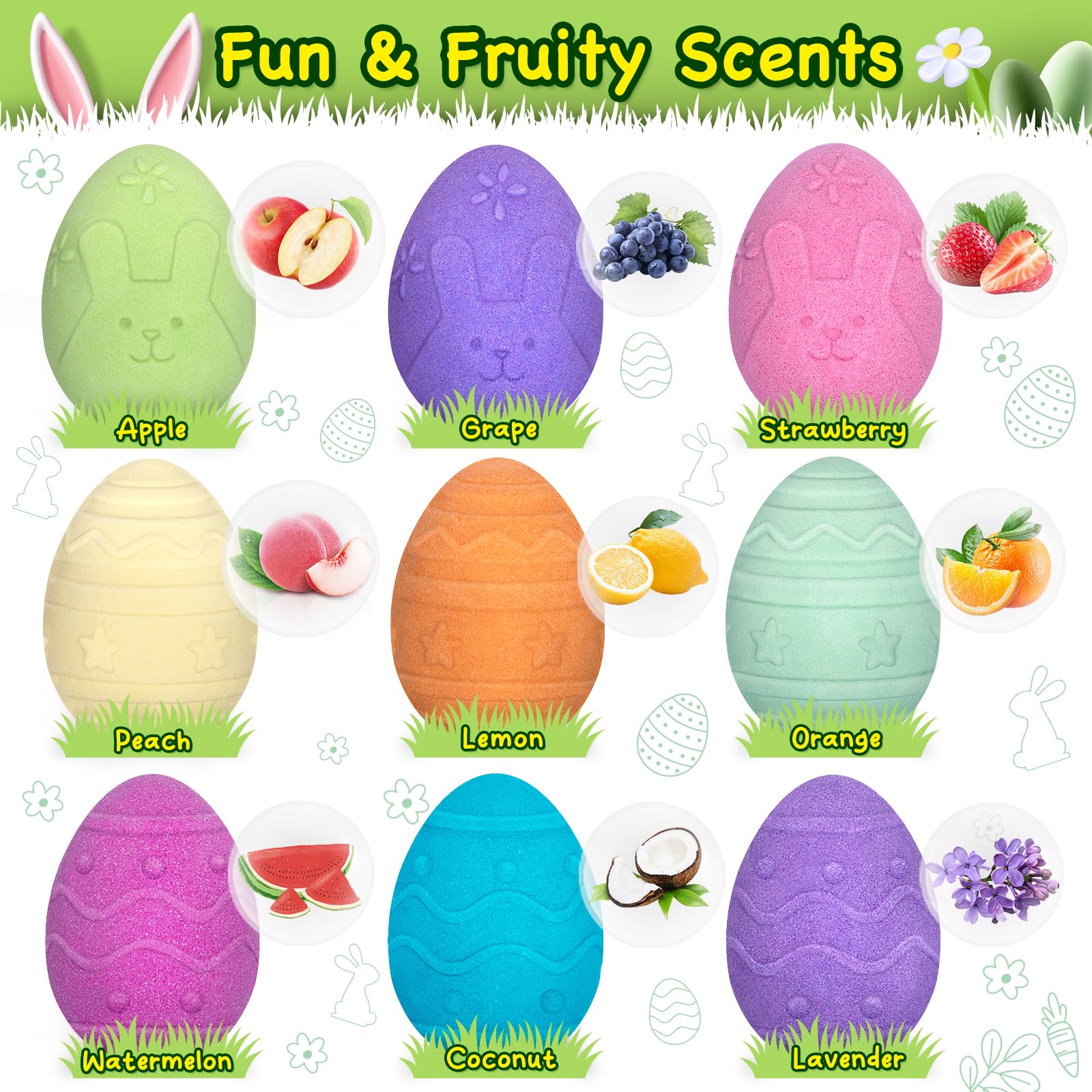 Duchong Easter surprise toy inside highlights a playful reward hidden in the bath bombs.
