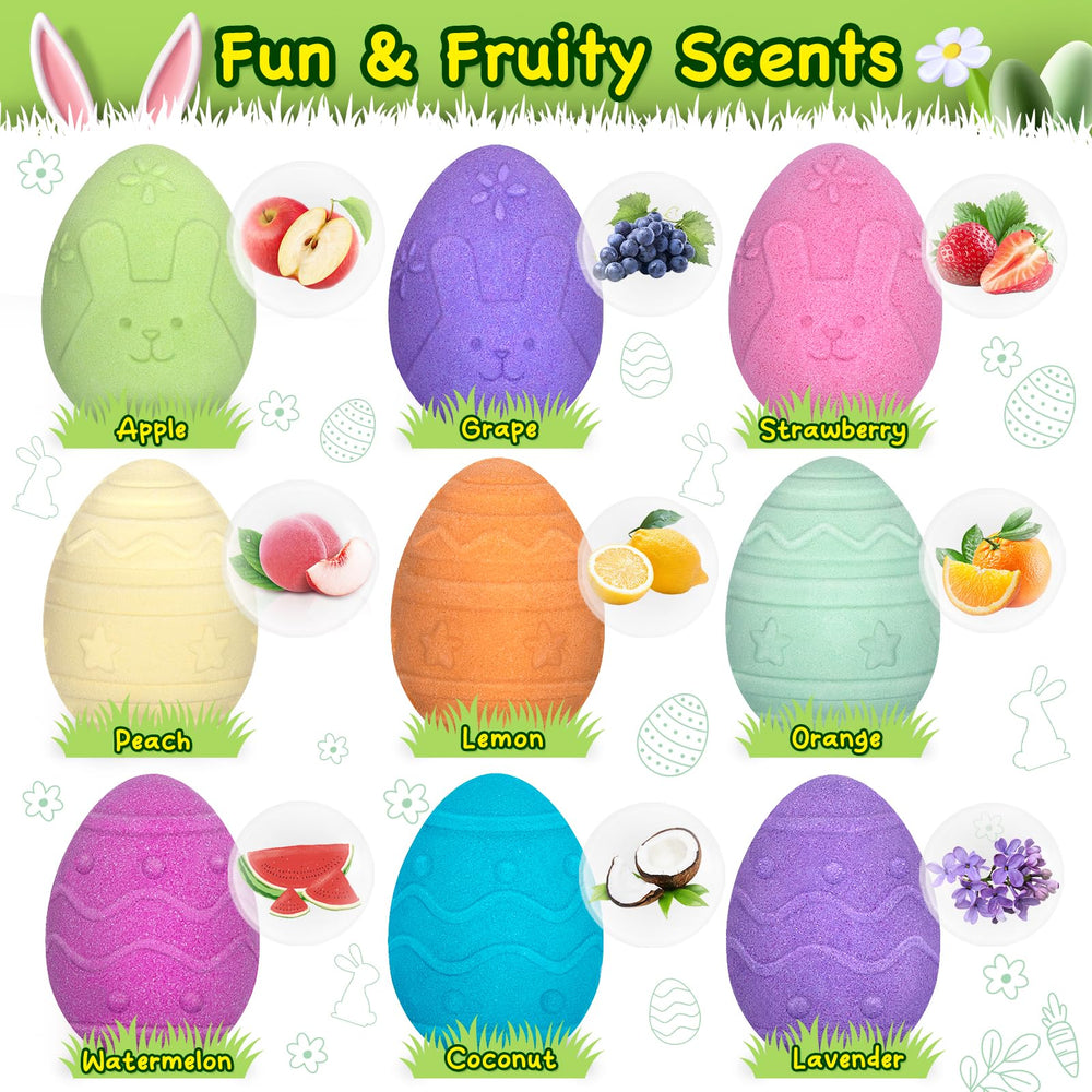 Duchong Easter surprise toy inside highlights a playful reward hidden in the bath bombs.