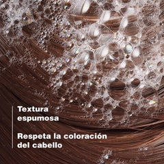 Ducray Anaphase+ shampoo scalp massage for cleansing and stimulation.