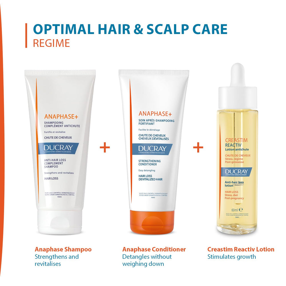 Creastim Reactiv scalp application being massaged into the scalp