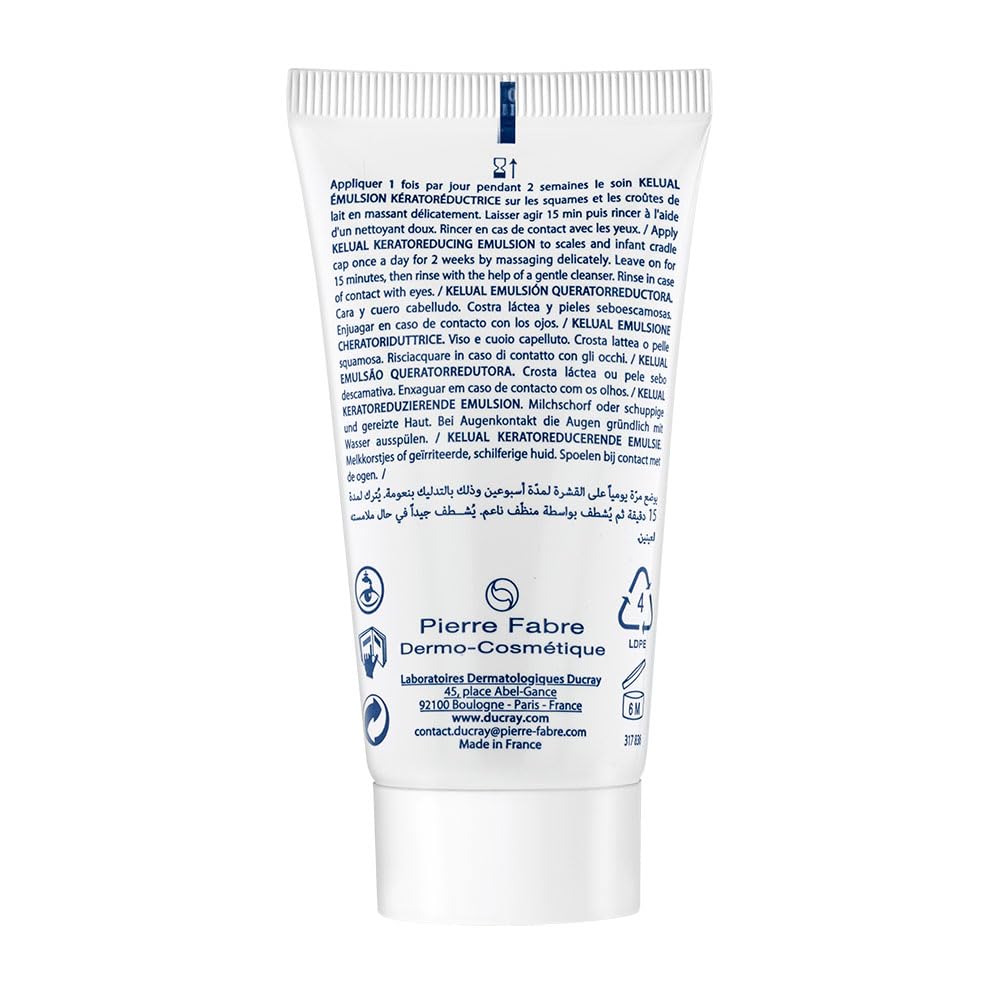 Ducray Kelual Emulsion care routine reference.