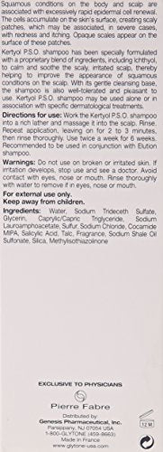 Salicylic acid detail highlights Ducray Kertyol PSO shampoo formula