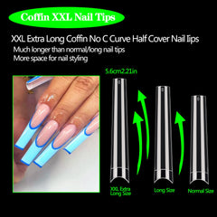 Dudjndjd pre-numbered sizes 0-11 for quick, precise fitting of coffin tips