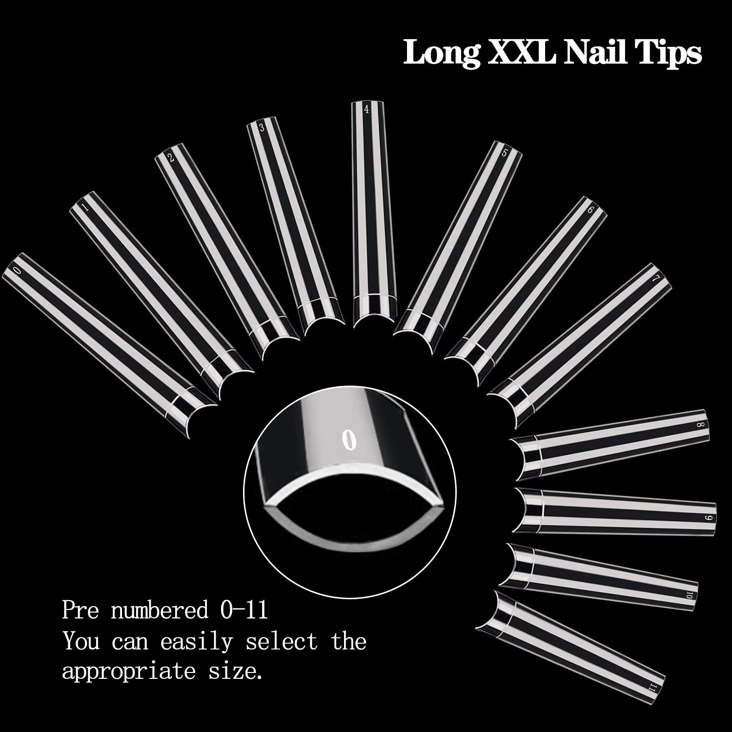 Dudjndjd premium durable tips suitable for salon and home use