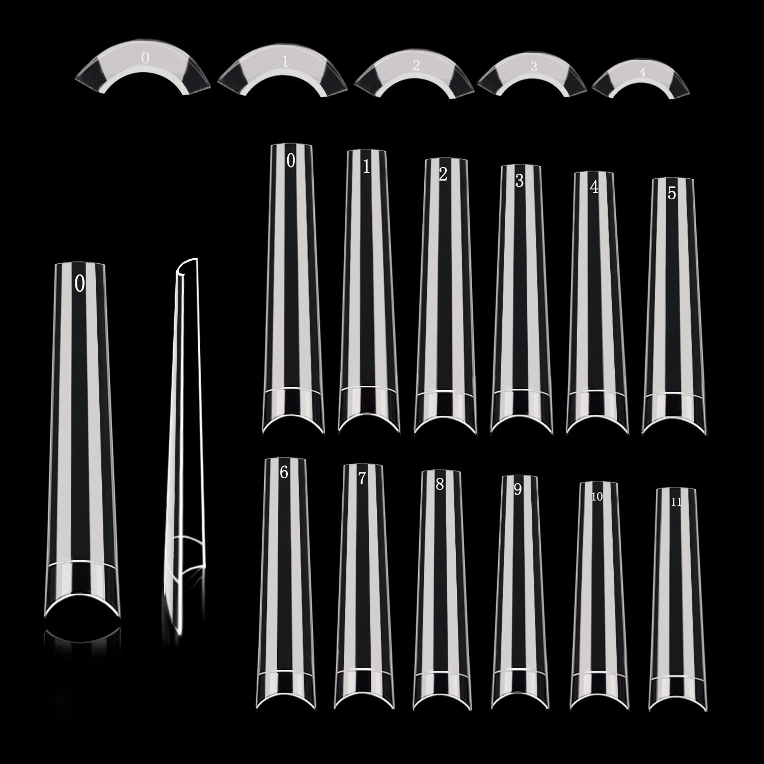 Dudjndjd versatile 600-pack for acrylic, gel extensions, or press-on nails