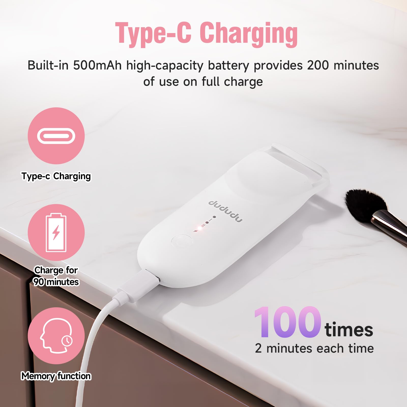 DUDUDU automatic shutdown feature protects against overheating