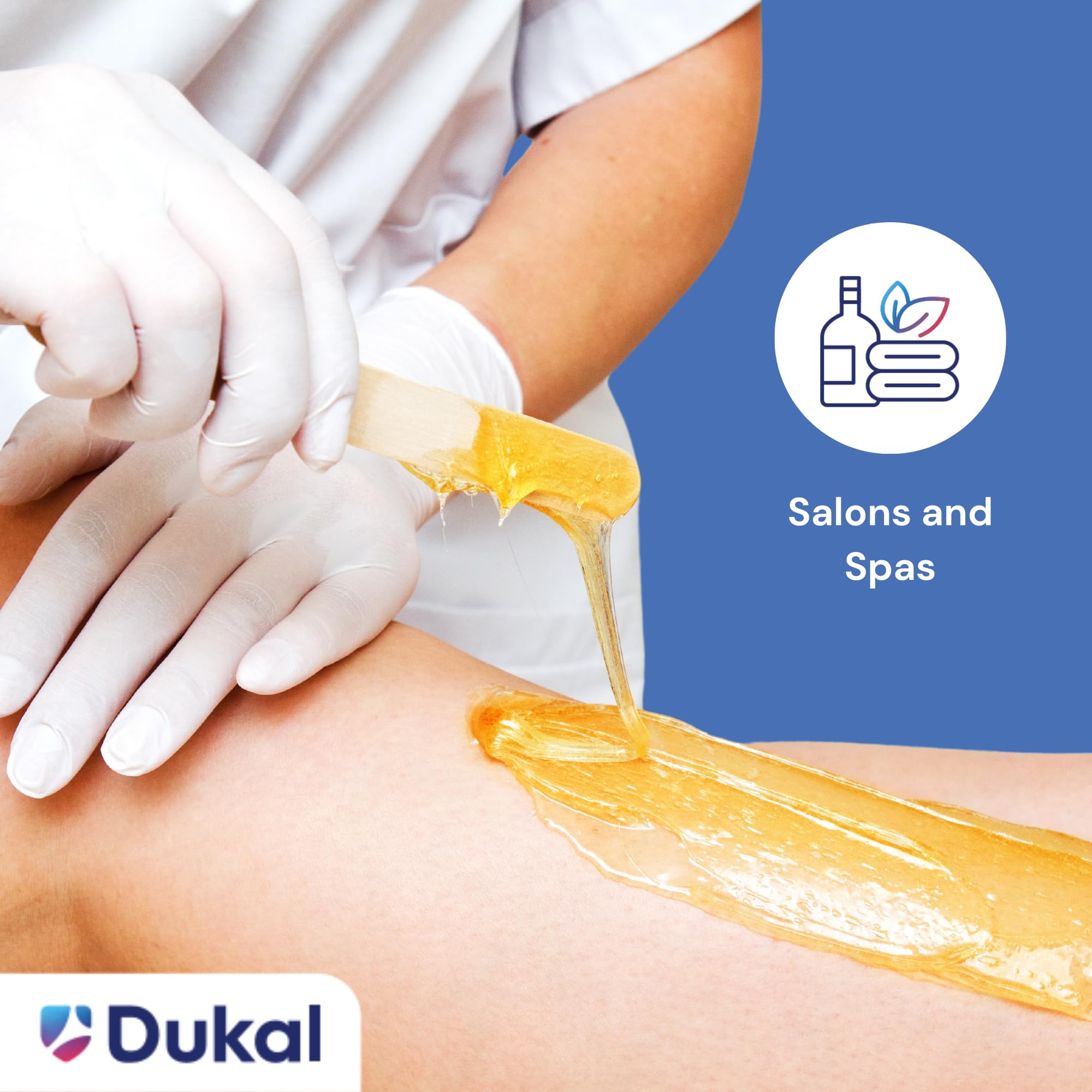 Dukal bulk wax applicators support busy salons and homes.