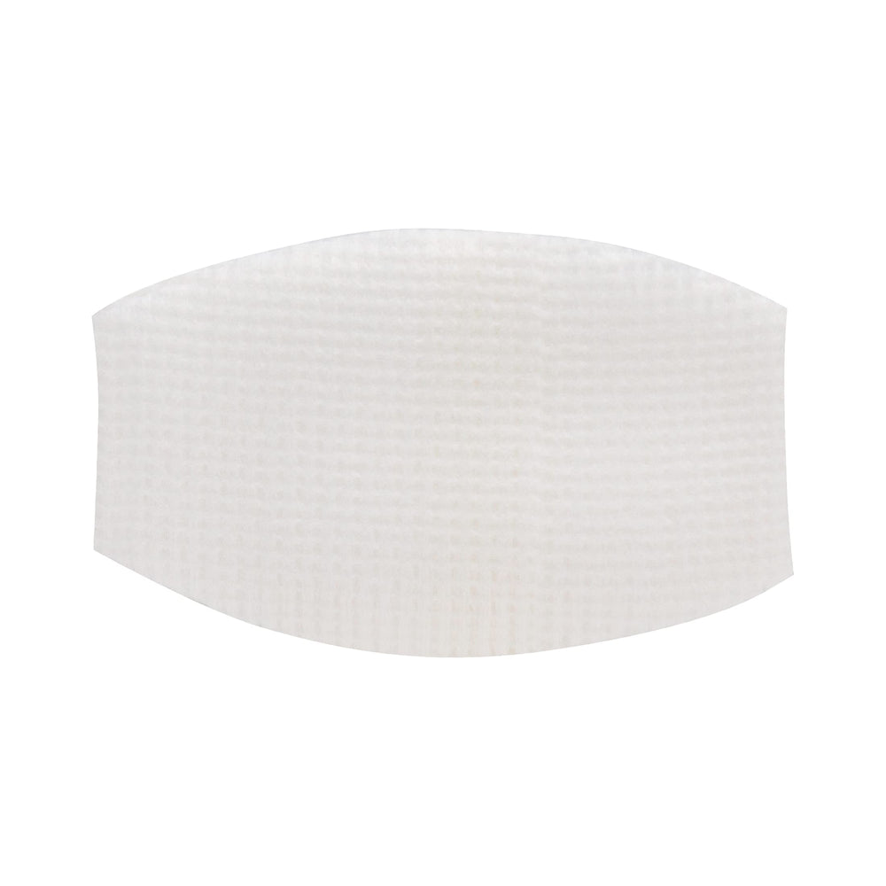 Dukal oval eye pads, individually wrapped, dispenser box for hygienic, on-the-go use.