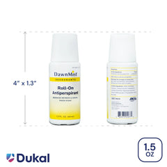 Dukal RD15 DawnMist roll-on application angle, easy, mess-free daily use.