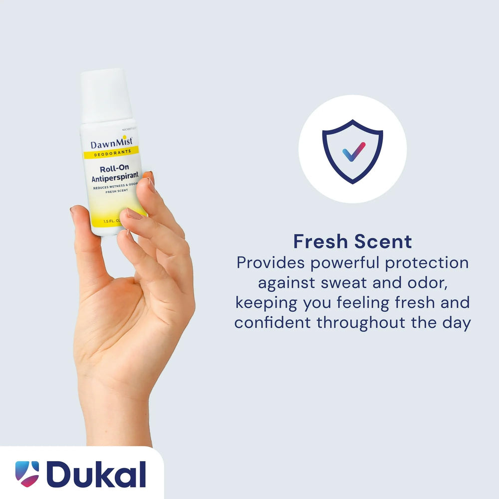Dukal RD15 DawnMist cap closeup, secure seal and clean usage.