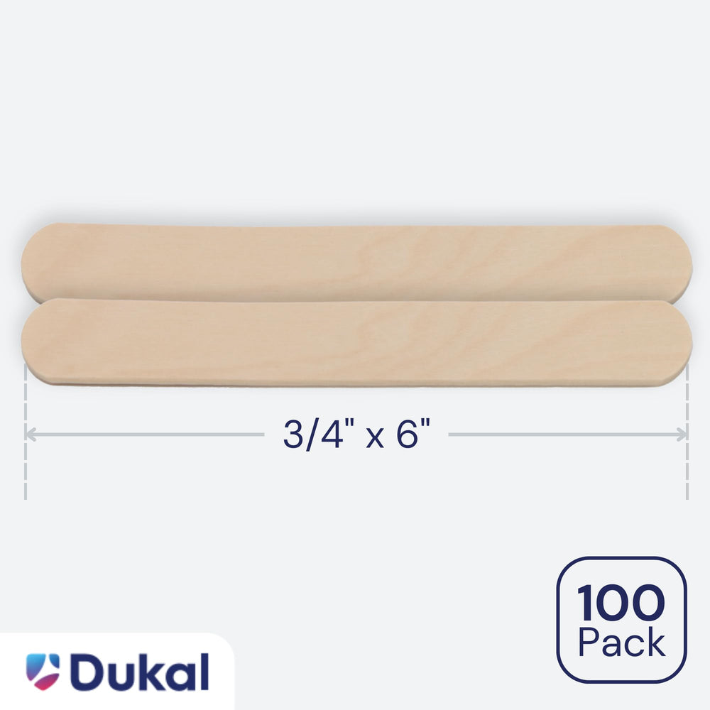 Dukal wax sticks spreading wax for quick, even layers.