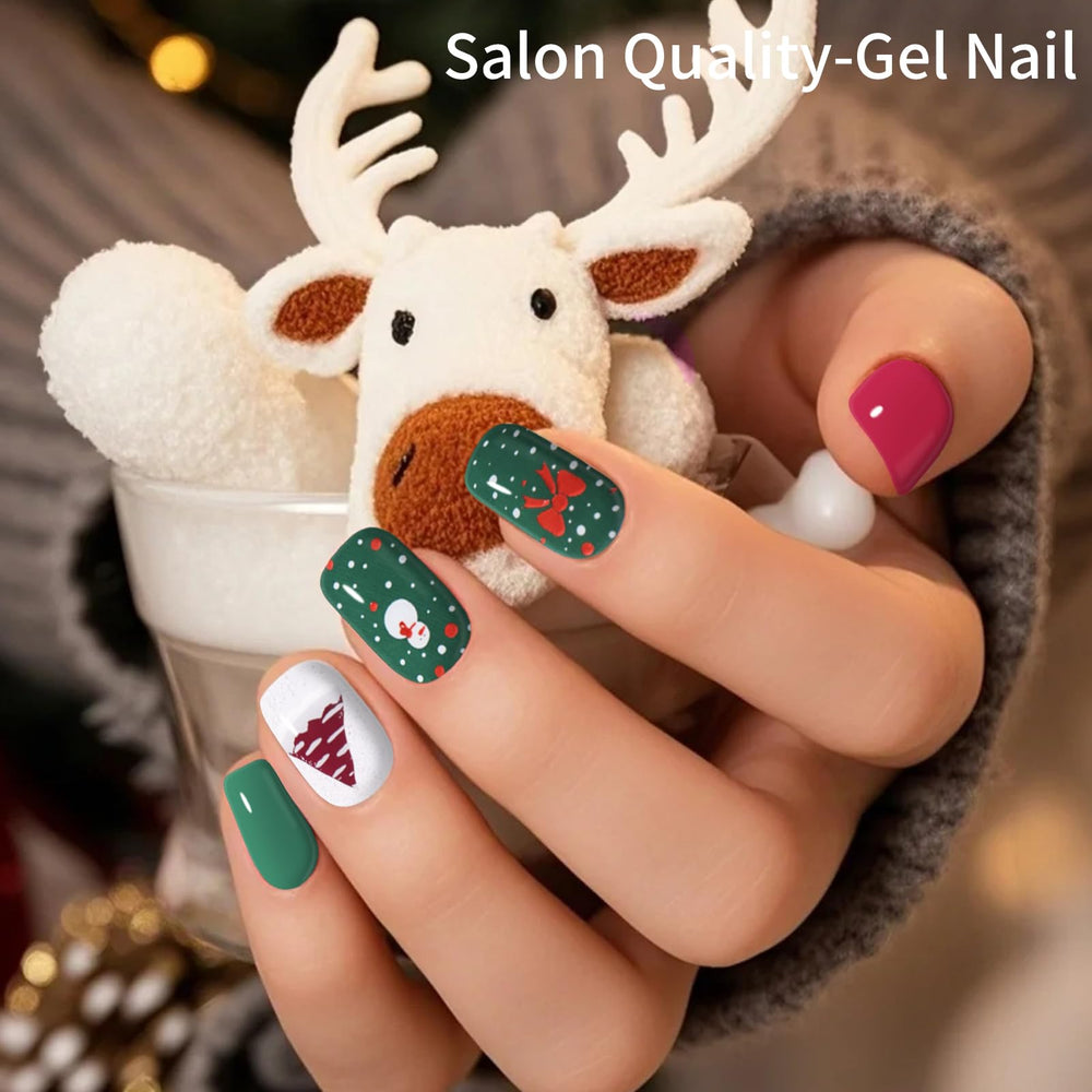 DUKASOU step-by-step application process for nail strips