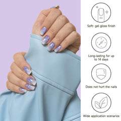DUKASOU prep pads included for clean, long-lasting adhesion.