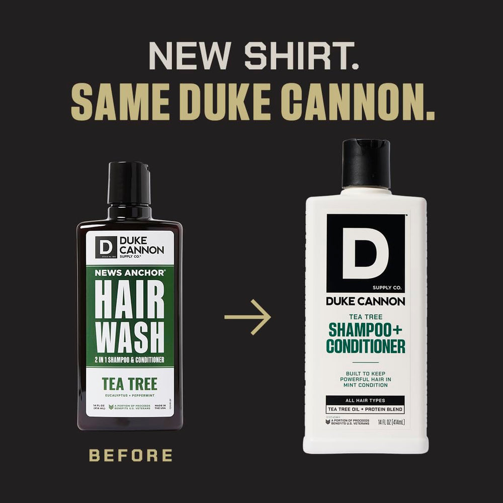 Duke Cannon 2-in-1 lather close-up showing rich foam.