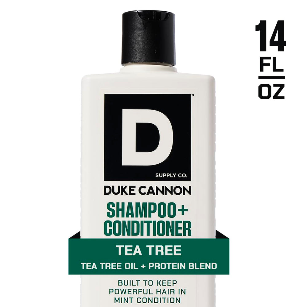 Duke Cannon 3-pack gift box showing versatile hair care set.