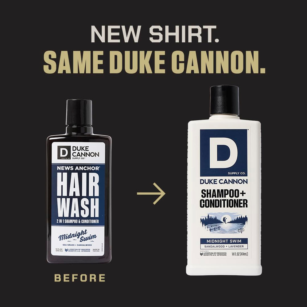 Duke Cannon 3-pack gift set front view highlighting premium grooming